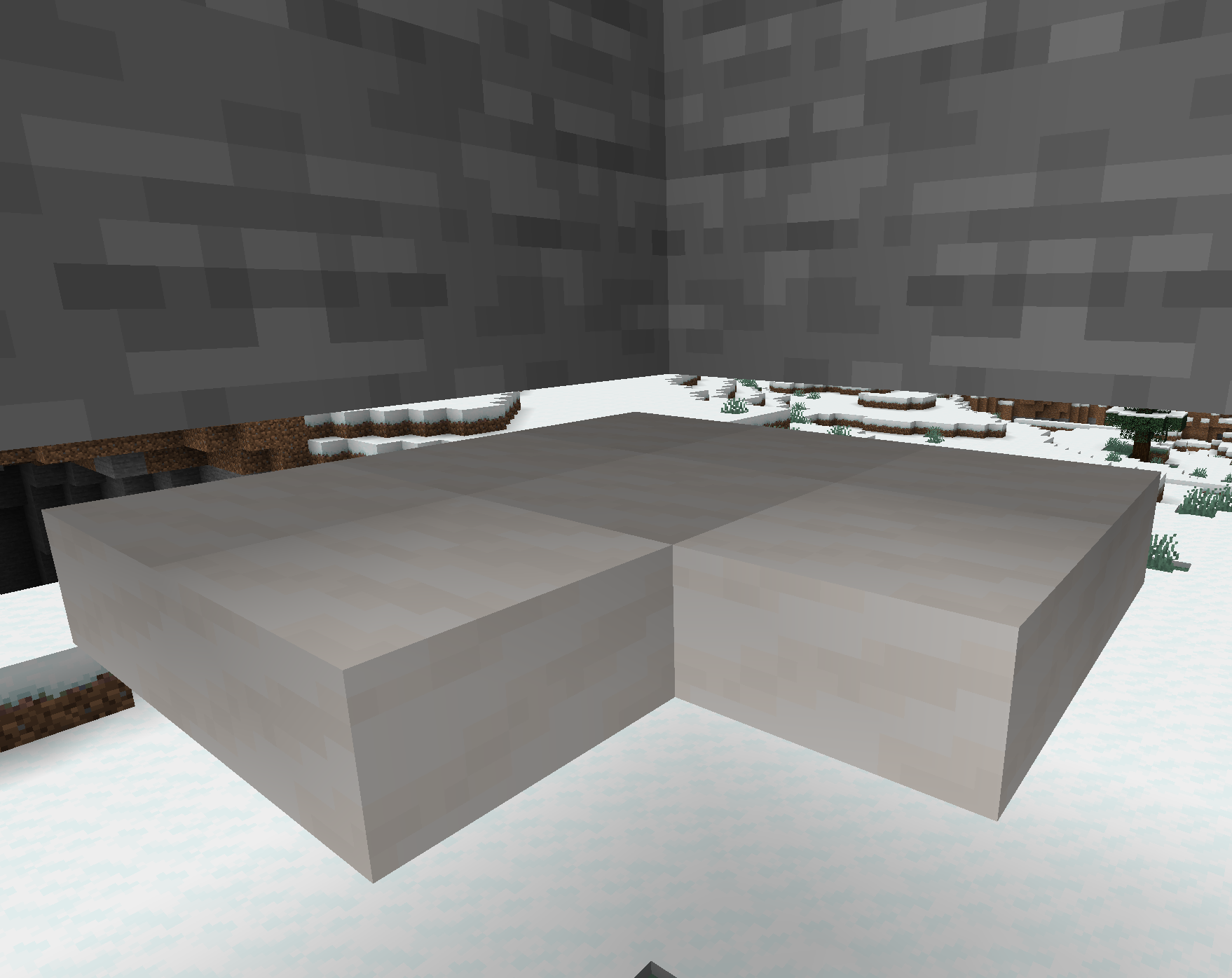 inset slabs with indigo enhanced