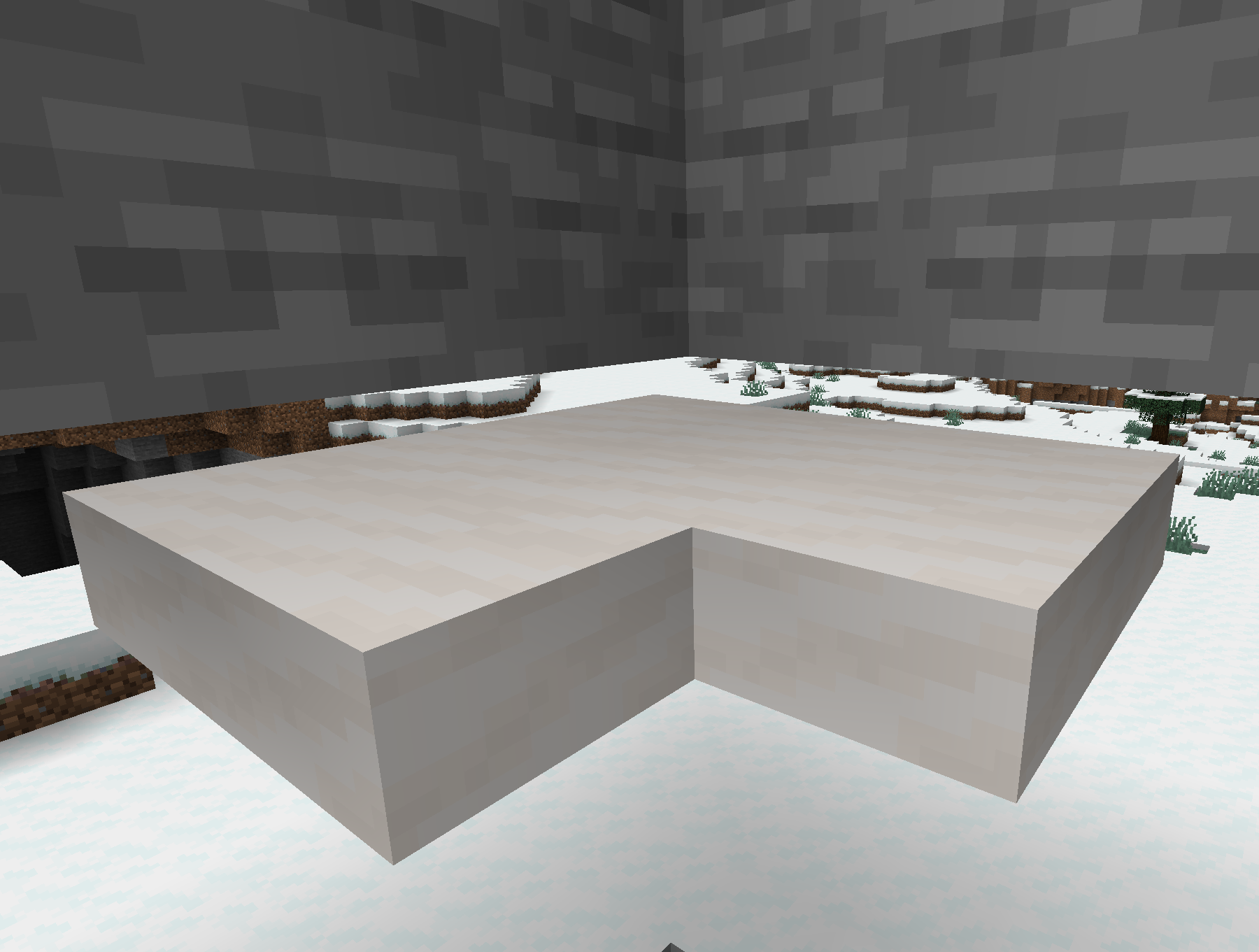 inset slabs with vanilla