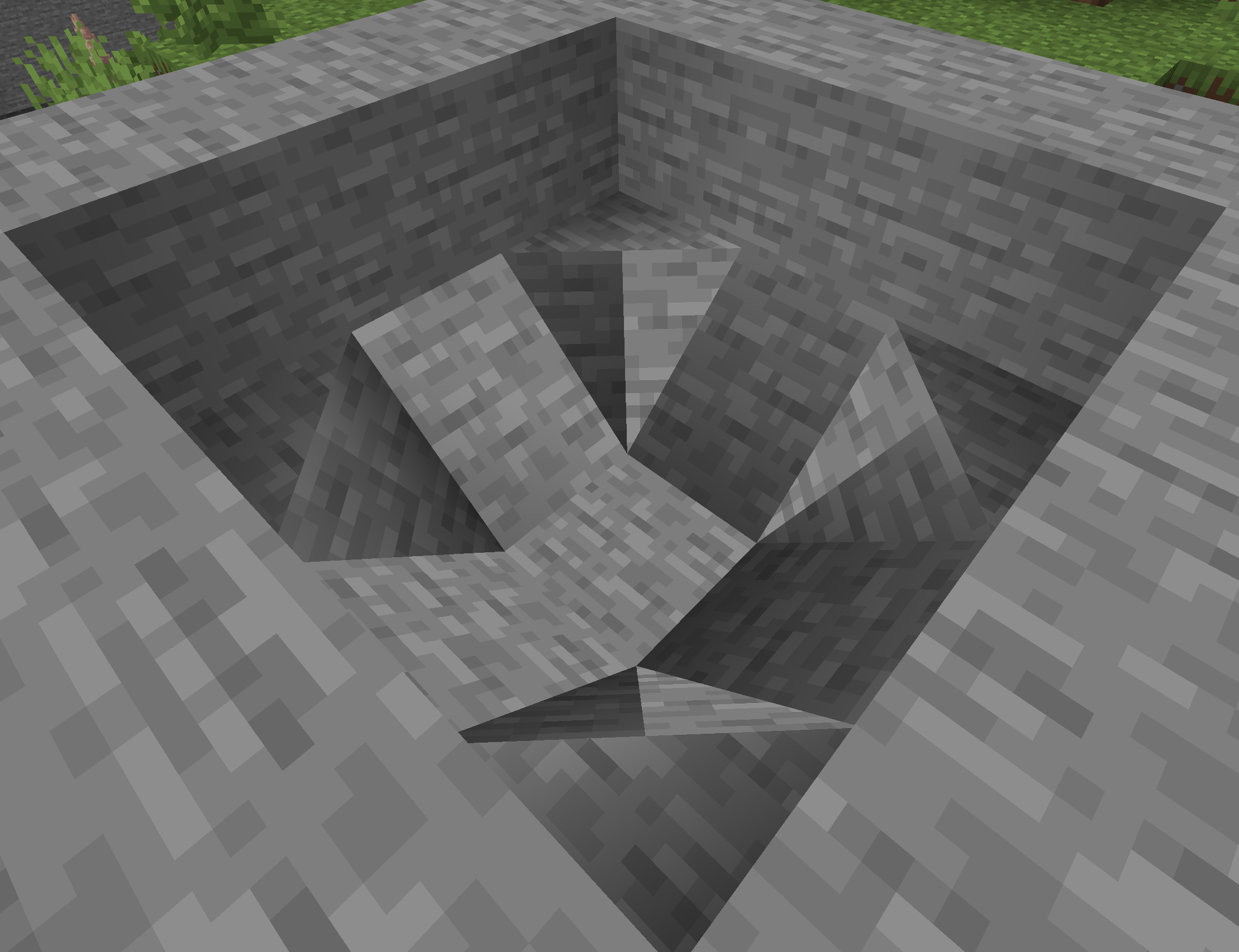 irregular faces with vanilla